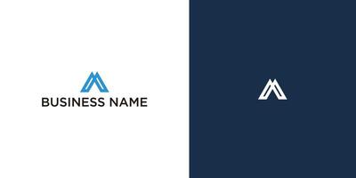 Simple and Modern MA Initial Logo vector