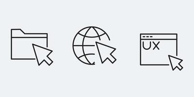 Exporset user interface icon design vector