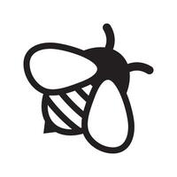Honey Bee icon. Insect character. Cartoon flying bee isolated on white background. vector