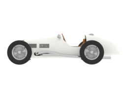 Classic race car isolated on background. 3d rendering - illustration png