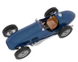 Classic race car isolated on background. 3d rendering - illustration png