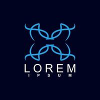 abstract logo design. unique and characterful, geometric abstract logo vector