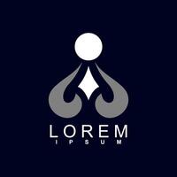 abstract logo design. unique and characterful, geometric abstract logo vector