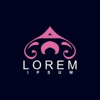 abstract logo design. unique and characterful, geometric abstract logo vector