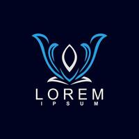 abstract logo design. unique and characterful, geometric abstract logo, modern and cute logo concept vector