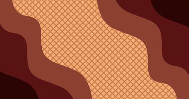 abstract chocolate background, wafer background texture, sweet concept for your design background vector
