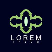 abstract logo design. unique and characterful, geometric abstract logo, modern and cute logo concept vector