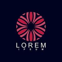abstract logo design. unique and characterful, geometric abstract logo, modern and cute logo concept vector