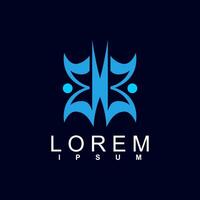 abstract logo design. unique and characterful, geometric abstract logo vector