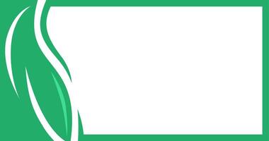 green leaf background with copy space for your text vector