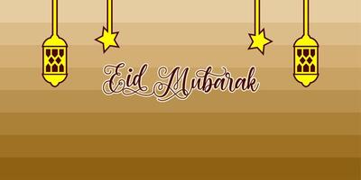Eid al-Adha holiday background with colors and illustration objects that are typical of the celebration vector