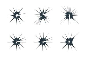 Abstract Sparkle Shape Symbol Sign pictogram symbol visual illustration Set vector
