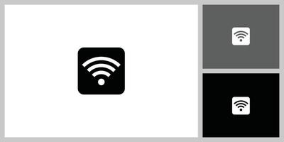 Wifi wireless internet signal flat icon for apps vector
