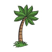 Palm tree icon isolated on white background for your web and mobile app design, Palm tree logo concept vector