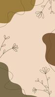 Hand Drawn Mobile Elegant Background vector