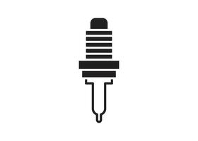 Spark plug icon design template isolated illustration vector