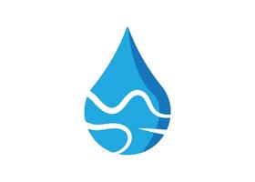 Water drop icon design template isolated illustration vector