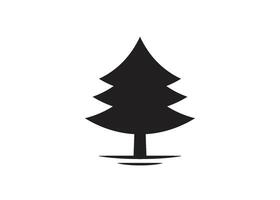 Pine tree icon design template isolated illustration vector