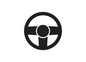 Steering wheel icon design template isolated illustration vector