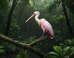 gorrión, águila, halcón, búho, paloma, cuervo, Robin, loro, pingüino, flamenco, cisne, colibrí, pavo real, pájaro carpintero, Gaviota, tucán, canario, pinzón, peli sentado en un rama en el natural verde bosque foto