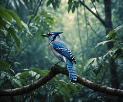 Sparrow, Eagle, Hawk, Owl, Pigeon, Crow, Robin, Parrot, Penguin, Flamingo, Swan, Hummingbird, Peacock, Woodpecker, Seagull, Toucan, Canary, Finch, Peli sitting on a branch in the natural green forest photo