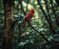 Sparrow, Eagle, Hawk, Owl, Pigeon, Crow, Robin, Parrot, Penguin, Flamingo, Swan, Hummingbird, Peacock, Woodpecker, Seagull, Toucan, Canary, Finch, Peli sitting on a branch in the natural green forest photo