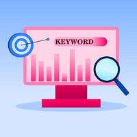 keyword research, searching keyword, keywords competition, research keyword, keywords internet, keyword Seo research. keyword research. keywords competition analysis. vector