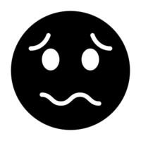 Confused Huh icon for illustration, web, app, infographic, etc vector