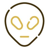 Alien Space icon for illustration, web, app, infographic, etc vector