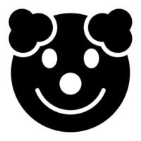 Clown Face icon for illustration, web, app, infographic, etc vector