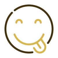 Tongue Out icon for illustration, web, app, infographic, etc vector