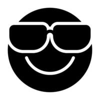 Cool Shades icon for illustration, web, app, infographic, etc vector
