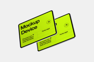 Device display mockup professional with realistic scene psd