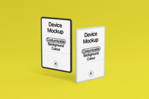 Versatile Device Mockup Tablet with Minimal Background psd