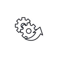 development icon. .Editable stroke.linear style sign for use web design,logo.Symbol illustration. vector