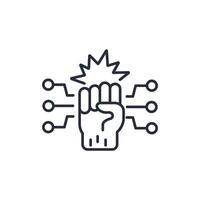 revolution icon. .Editable stroke.linear style sign for use web design,logo.Symbol illustration. vector