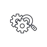 R D icon. .Editable stroke.linear style sign for use web design,logo.Symbol illustration. vector