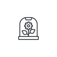 incubator icon. .Editable stroke.linear style sign for use web design,logo.Symbol illustration. vector