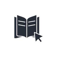 ebook icon. .Editable stroke.linear style sign for use web design,logo.Symbol illustration. vector