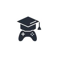 educational games icon. .Editable stroke.linear style sign for use web design,logo.Symbol illustration. vector
