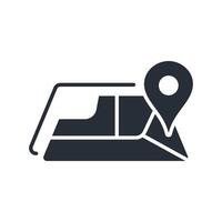 street map icon. .Editable stroke.linear style sign for use web design,logo.Symbol illustration. vector