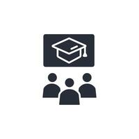 grup class icon. .Editable stroke.linear style sign for use web design,logo.Symbol illustration. vector