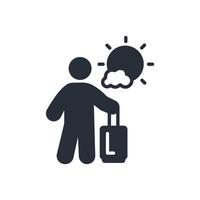 travel icon. .Editable stroke.linear style sign for use web design,logo.Symbol illustration. vector