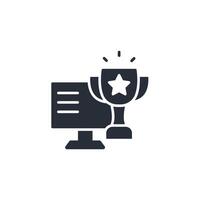 reward icon. .Editable stroke.linear style sign for use web design,logo.Symbol illustration. vector