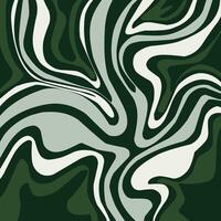 Abstract horizontal background with colorful waves. Trendy illustration in style retro 60s, 70s. Pastel colors vector