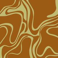 Abstract horizontal background with colorful waves. Trendy illustration in style retro 60s, vector