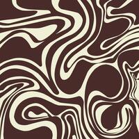 Abstract horizontal background with colorful waves. Trendy illustration in style retro 60s, vector