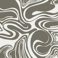 Abstract horizontal background with colorful waves. Trendy illustration in style retro 60s, vector