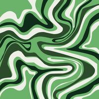 Abstract horizontal background with colorful waves. Trendy illustration in style retro 60s, 70s. Pastel colors vector