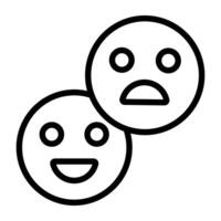 An icon design of feedback vector
